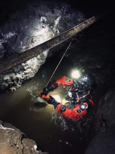 mine diving nenthead mine system